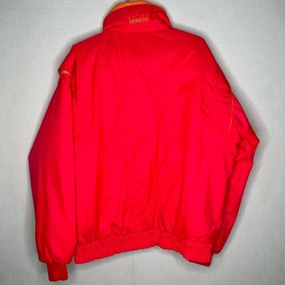 Vintage Obermeyer Sport Ski Jacket Large Neon Snow Coat Outdoor 90s Y2K Winter - Picture 14 of 14
